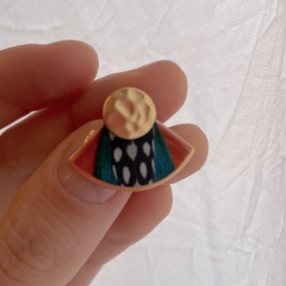 Gold Plated Feather Earrings